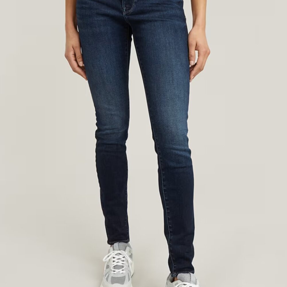 G-Star 3301 Classic Blue Skinny Jean Stretch Size 31